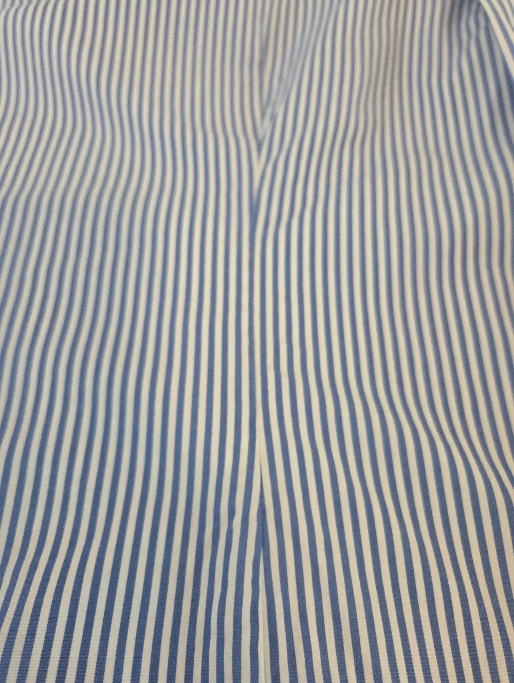 J Crew Mercantile Classic Blue White Stripe Cotton Poplin Shirt Size XL - Picture 5 of 6